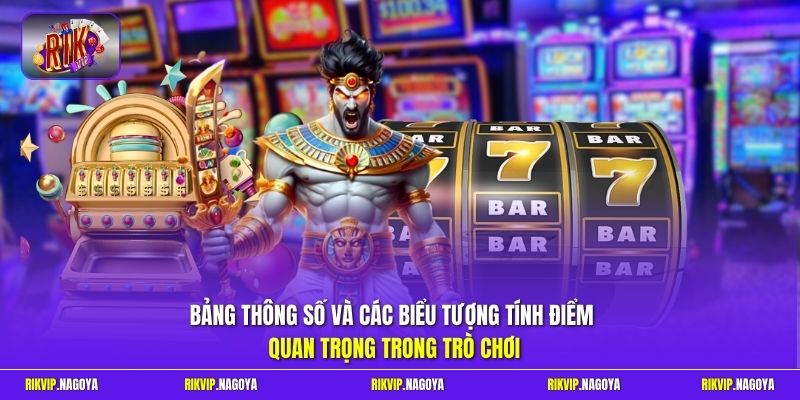 Bảng thông số và các biểu tượng tính điểm quan trọng trong trò chơi